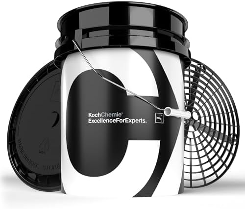 KCx Detailing Bucket Set - Washing Bucket with Grid - 20L - Koch Chemie