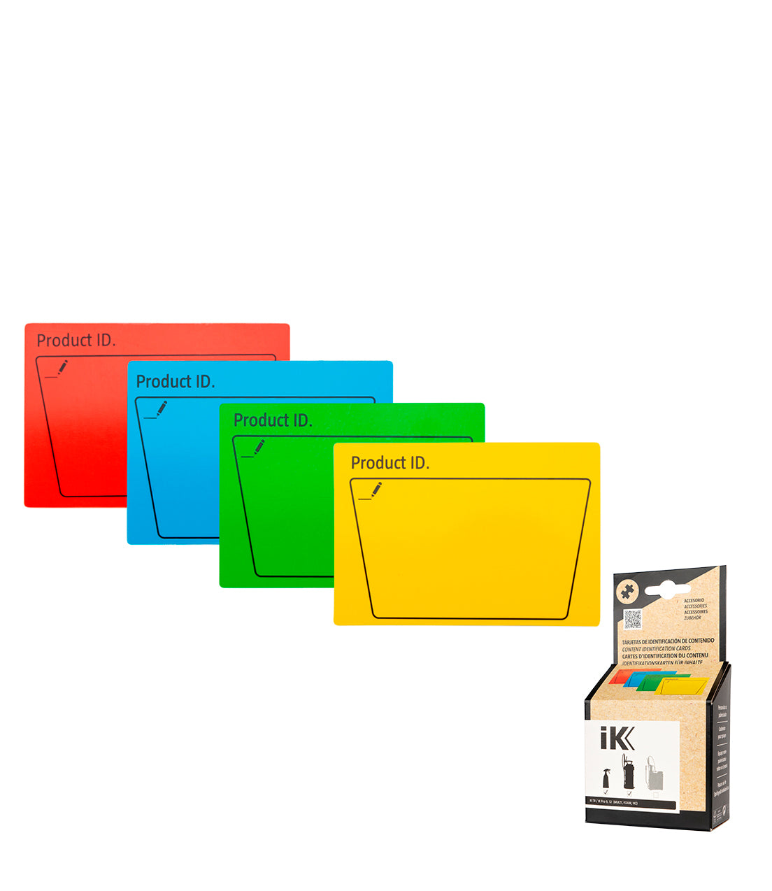 Jeu de cartes d'identifications couleurs- iK Sprayers