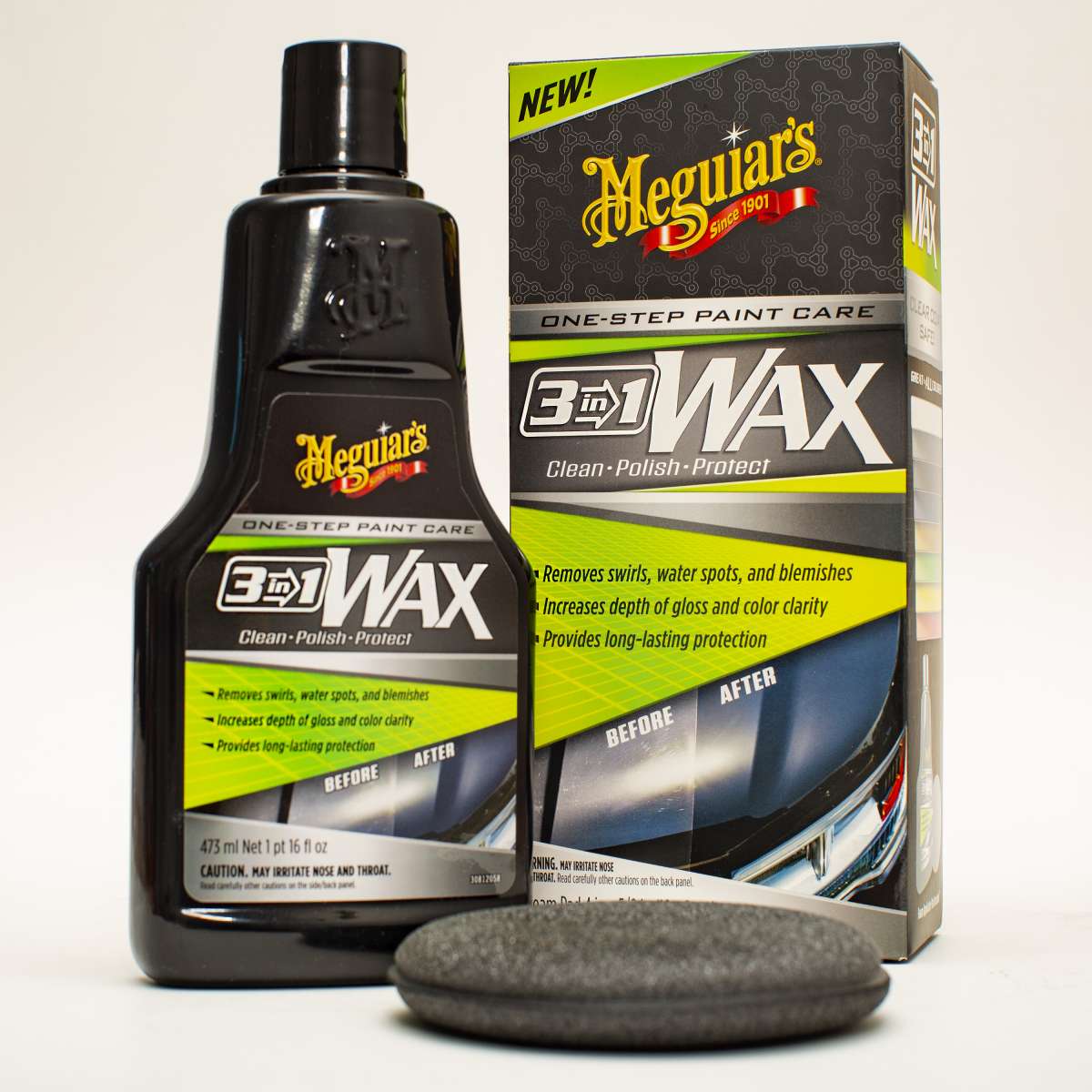 Wax 3-en-1 (473ml) - Meguiar's - MineNext