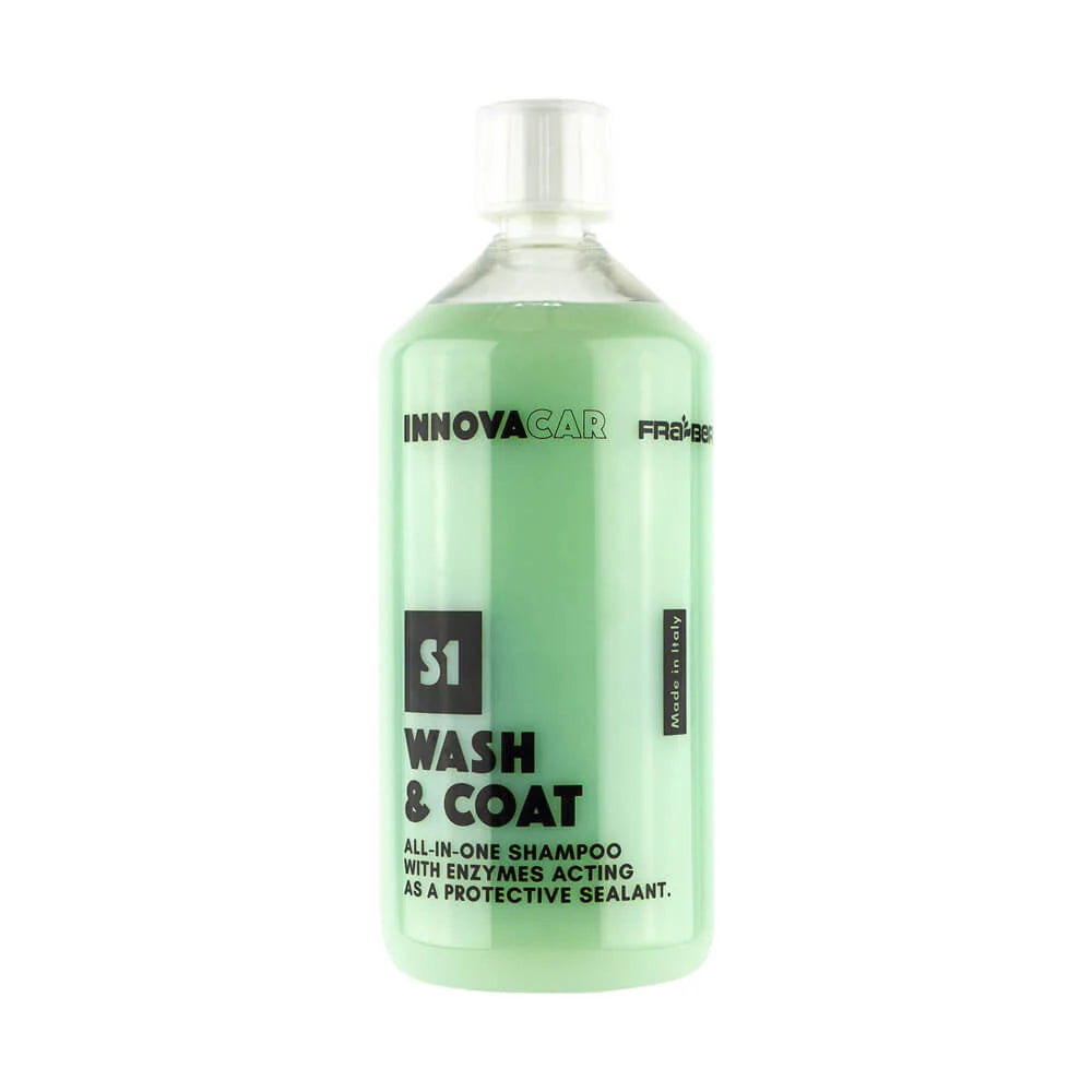 S1 Wash & Coat - Shampoing traitement hydrophobe - Innovacar