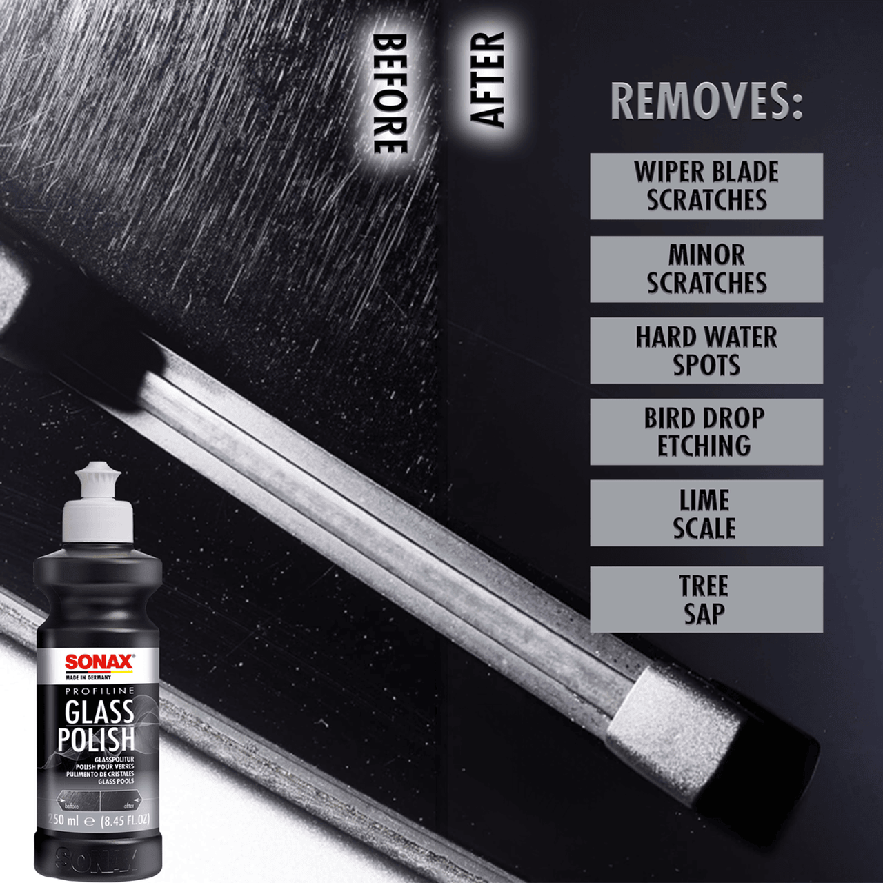Polissage vitres PROFILINE GlassPolish - Sonax