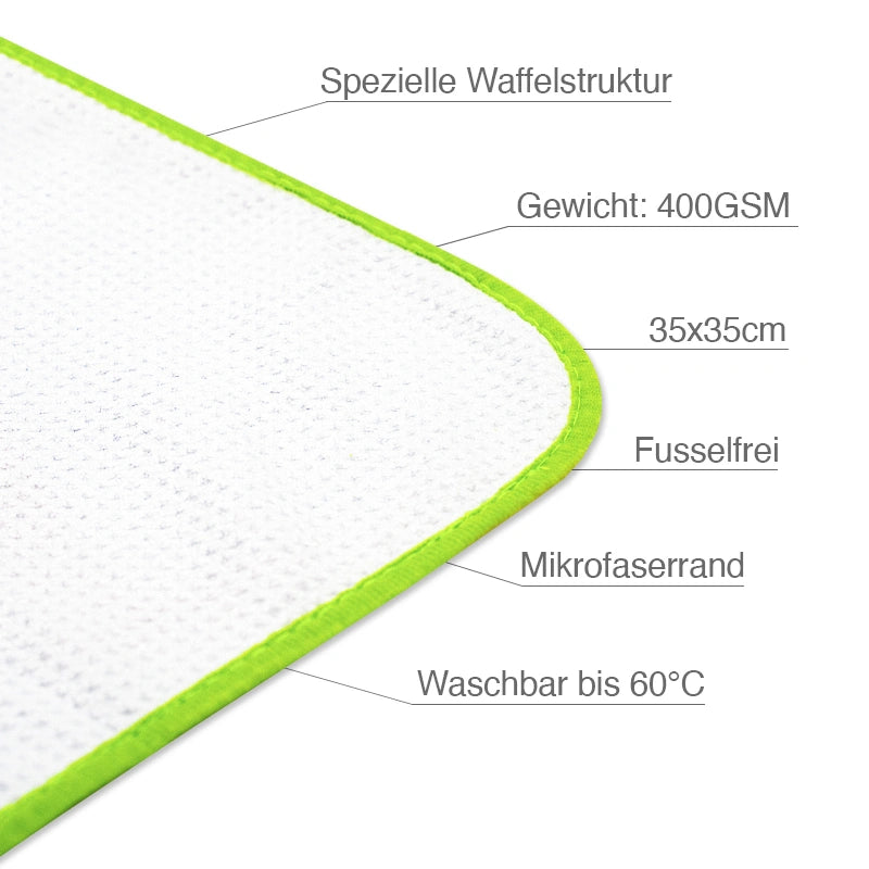 Microfibre vitres gaufrées "STREAK BUSTER" - Liquid Elements