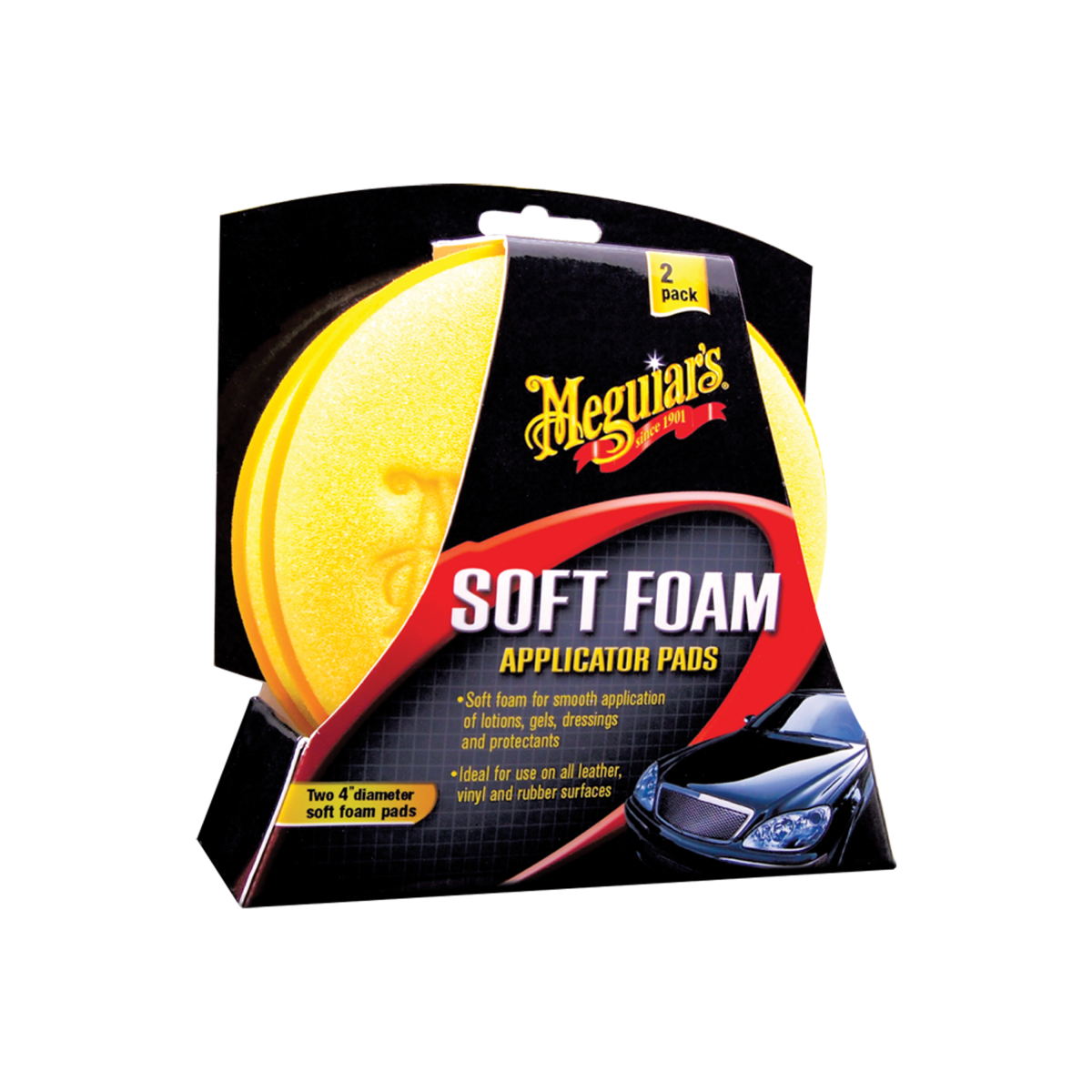 Soft Foam Pad Applicateur (2pcs) - Meguiar’s - MineNext