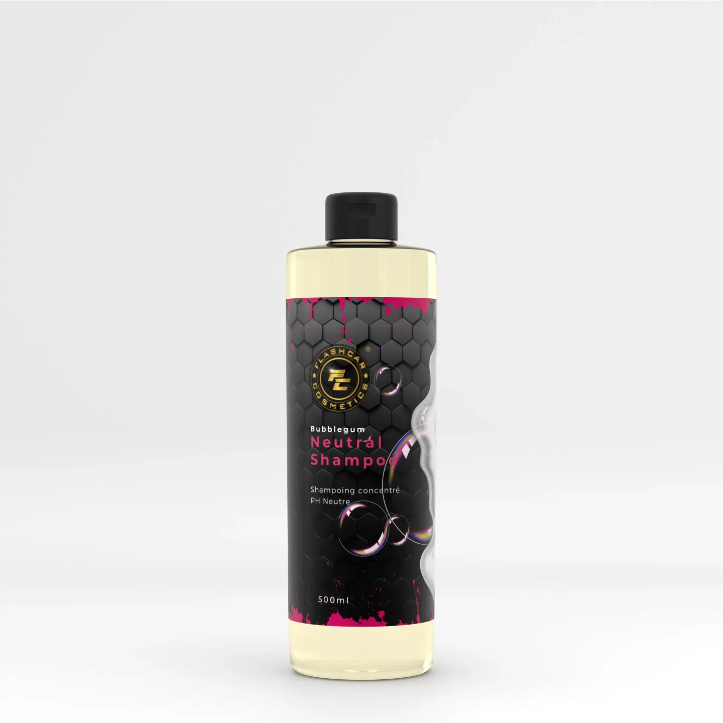 Bubblegum Neutral Shampoo – Shampoing moussant PH neutre - Flashcar Cosmetics