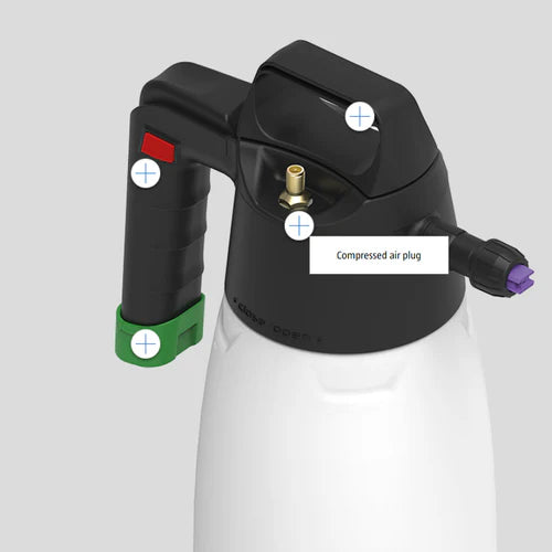 IK Foam Pro 2+ Plus - Avec valve à air comprimé