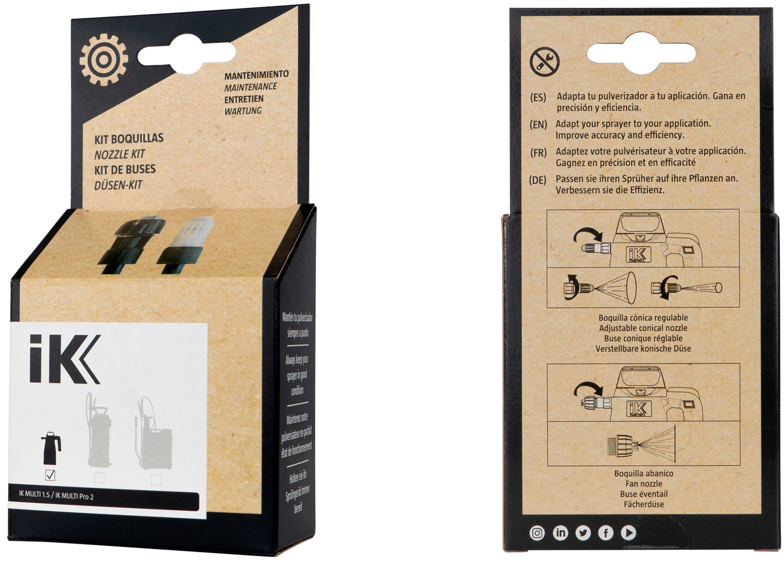 IK kit buses Multi 1.5 / Multi PRO 2 - iK Sprayers