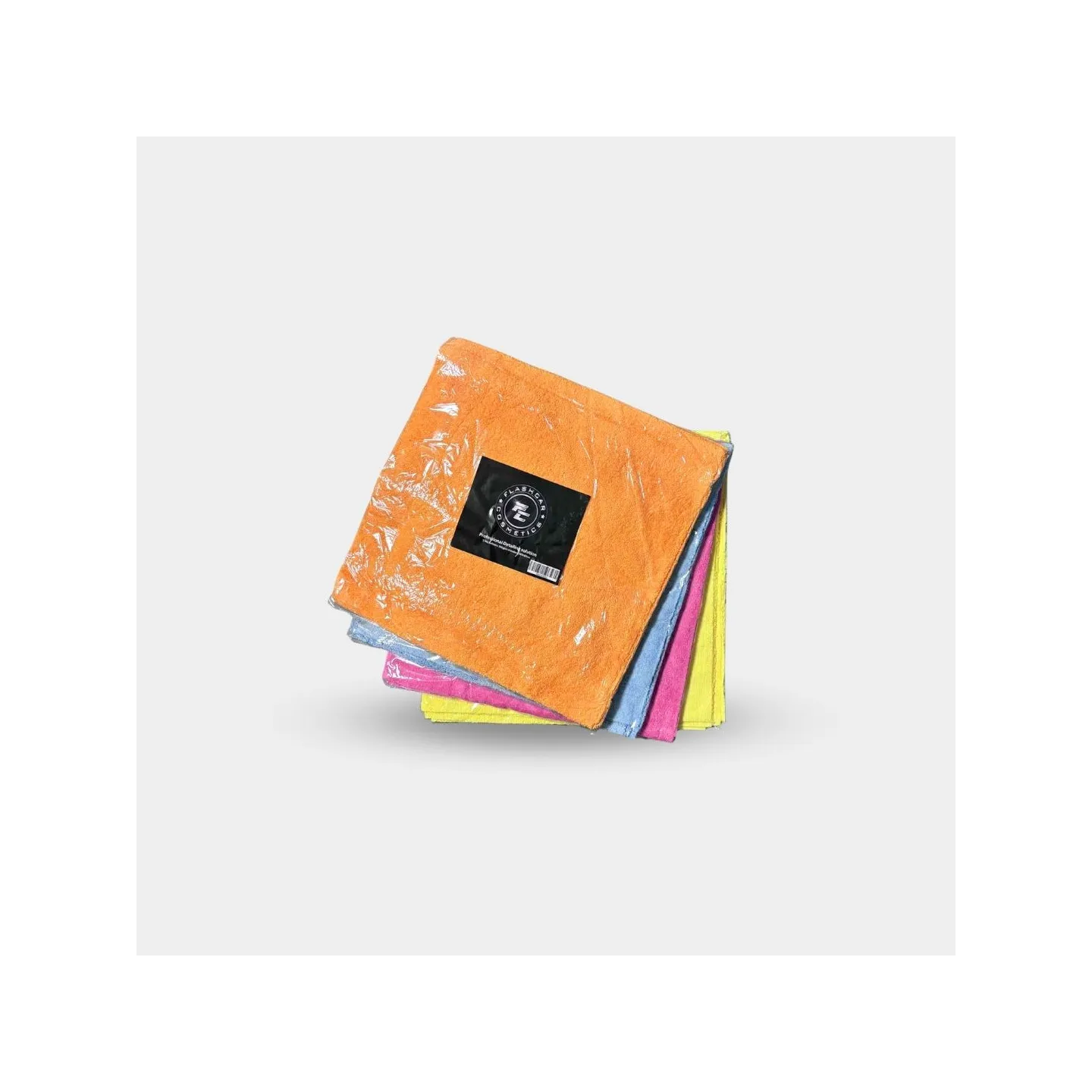 Microfibre couleur 300gsm (Pack de 5) - Flashcar Cosmetics