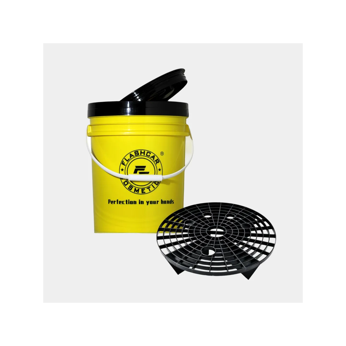 Seau Detailing 20L avec Grille - Flashcar Cosmetics
