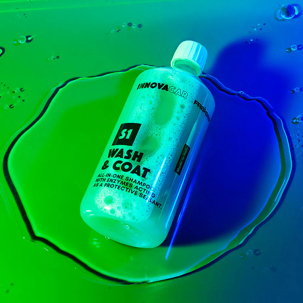 S1 Wash & Coat - Shampoing traitement hydrophobe - Innovacar